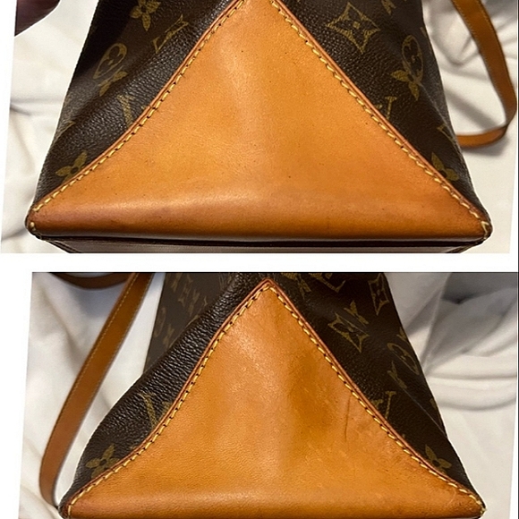 💥 Louis Vuitton Monogram Cabas Mezzo Tote Shoulder Bag Purse Pre-owned - Picture 10 of 16